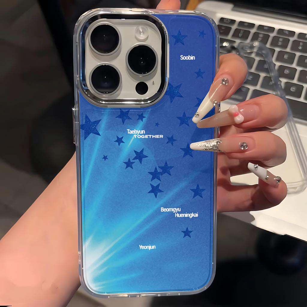 Korean Hot T-TXT Star Phone Case For Samsung Galaxy S25 S24 S23 S22 S21 S20 Note20 FE Ultra Edge Plus 4G 5G Transparent Cover