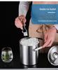 Stainless Steel Double-Layer Ice Bucket with Handle and Lid for Champagne, Wine, or Bar Use