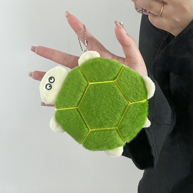 Melon Bread Turtle Doll Keychain Coin Purse Pouch Bag Hook