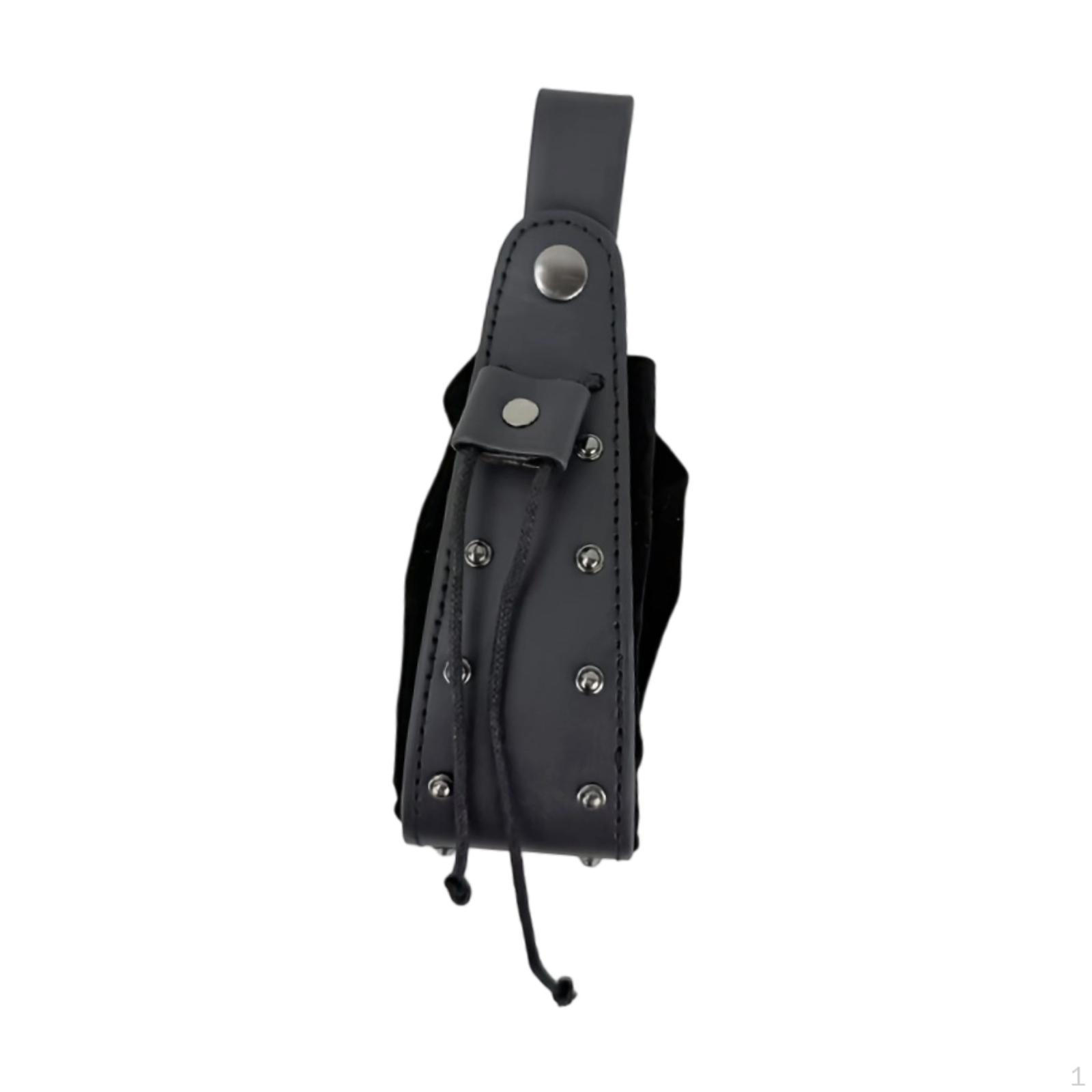 

Средневековая поясная сумка из искусственной кожи для костюма рыцаря на ярмарку чёрный