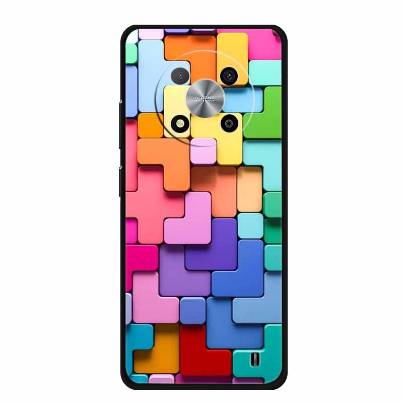 Custodia Per ZTE Blade A73 5G Lusso Morbido Silicone TPU Copri Telefono Per ZTE Blade A73 5G 7160N Cartoon Fiori Protettivi Nuovi Fundas