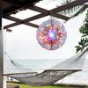 3D Quadrilateral Metal Wind Spinner | Multi-Color Reflective Design | No Battery Needed | Perfect for Mother's Dayment