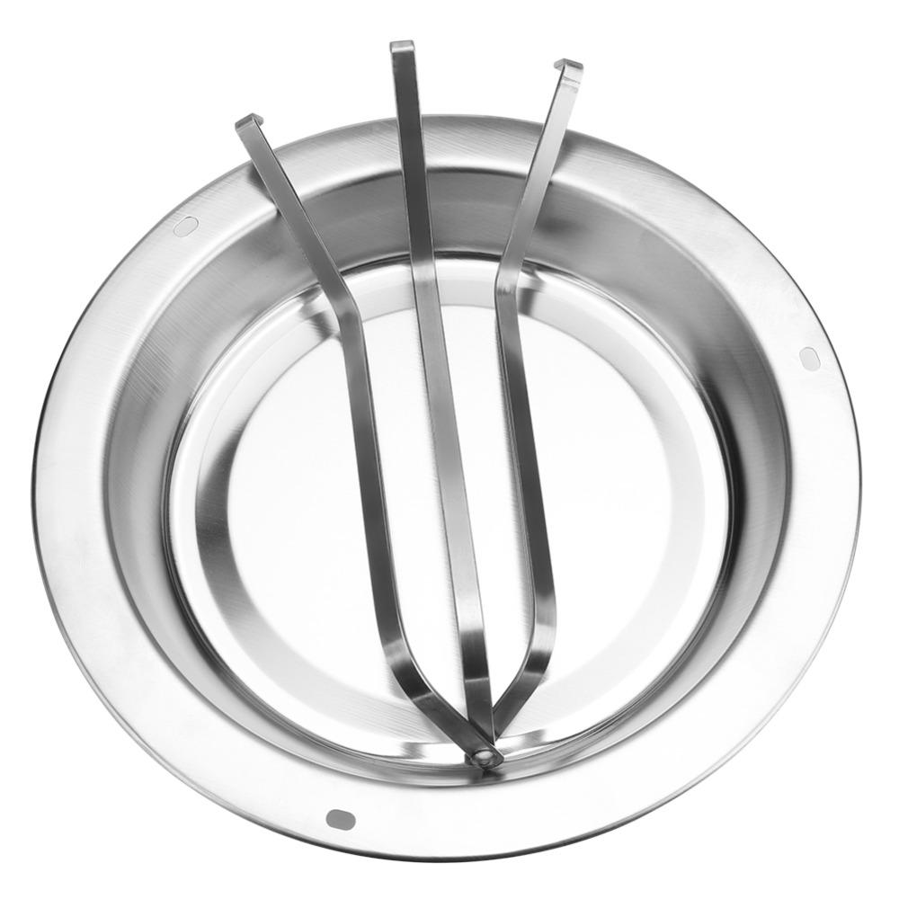 Upright Design Barbecue Tray Vertical Roasting Beer Can Chicken Holder Outdoor Grilling BBQ