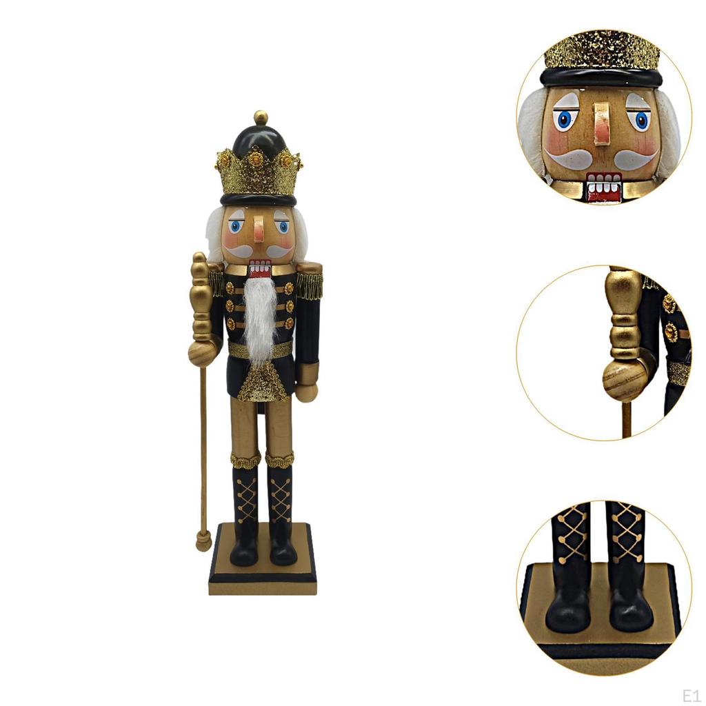 Nussknacker Figur Weihnachtsdekoration Sammlerstück Holzpuppe Ornament für