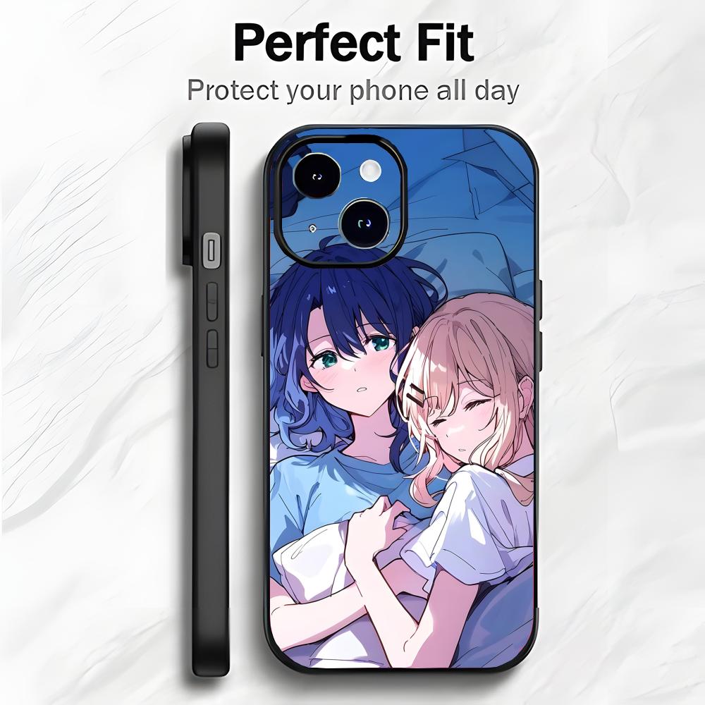 Sweet Yuri Anime A-Adachi and Shimamura Phone Case Phone Case Soft Packaging Lightweight For iPhone17 16 15 14 13ProMax