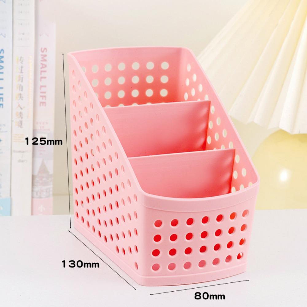 Large Capacity Stationery Storage Basket Morandi Color Desktop Organizer  Desktop Use