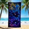 1Pc Sonic Hedgehog Artwork Beach Towel Quick Dry Multiuse For Beach Pool Gym Yoga Home Travel Christmas Halloween Xmas Gift S1522