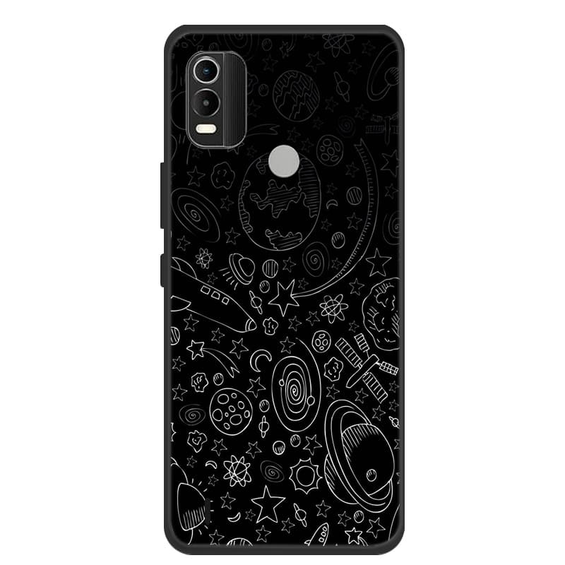 For Nokia C21 Plus Case Phone Cover Coque Black Silicone Soft Back Cover Case For Nokia G21 / G11 / C21 Plus Case C21Plus Funda