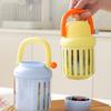 Vegetable Fruit Shaker Cup with Detachable Sauce Compartment Portable Large Capacity Breakfast Storage Container