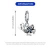 Beads Copper Charms Original Free Love Heart Butterfly Pendant Beads Fit Bracelet Jewelry Diy Women Gift Accessory