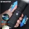 Rechargeable Tactical Flashlights Telescopic Zoomable Emergency Spotlights X3 Portable Laser Flashlights with COB Tail Light