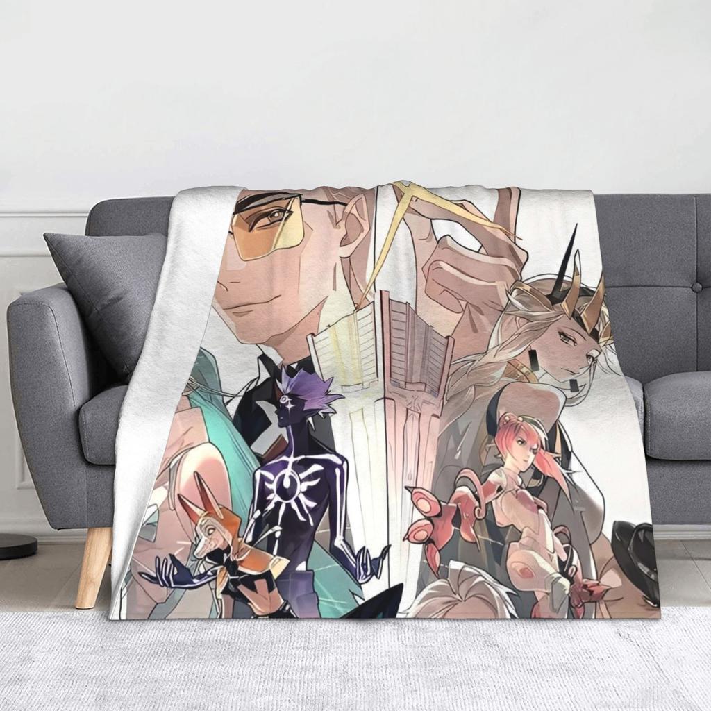 To Be Hero X Anime Blankets Flannel Spring Autumn  Multi-function Super Warm Throw Blanket for Home Outdoor Bedding Throws