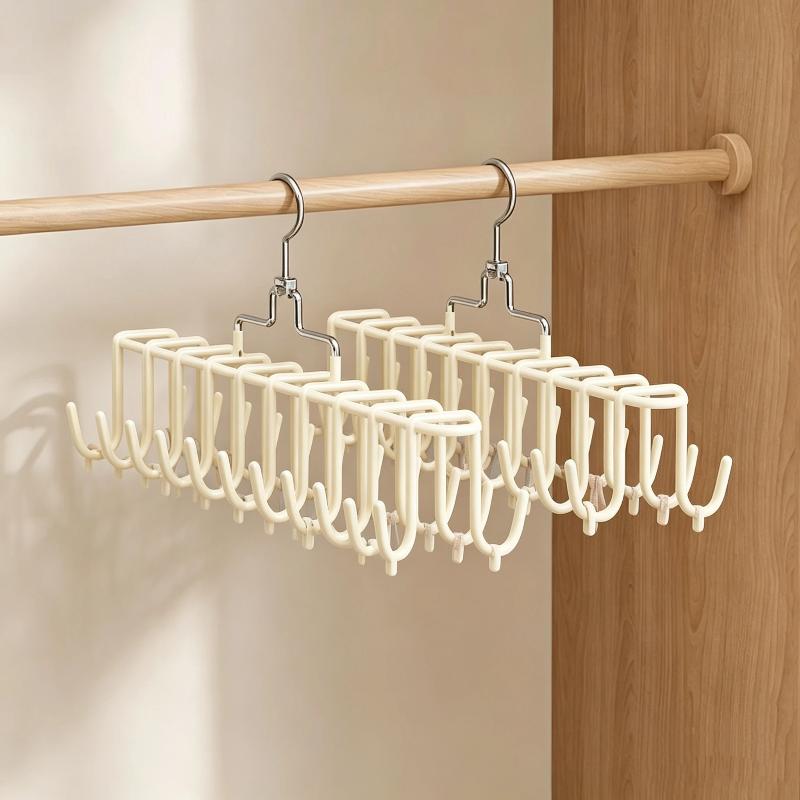 New Multiple Suspender Hanger Underwear Vest Storage Artifact Dormitory Wardrobe Hanger Hook Multifunctional Bag Storage Rack