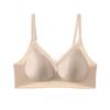 Lace Cooling Seamless Wireless Bra, Breathable Push Up Anti-Sag Side Gathering Back Hook Women Bra