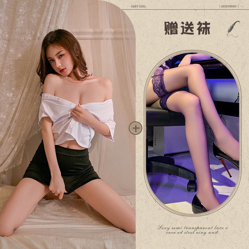 Sexy Secretary Uniform New Sexy Lingerie Suit Seduction Hip Skirt Battle Robe Clothes Women