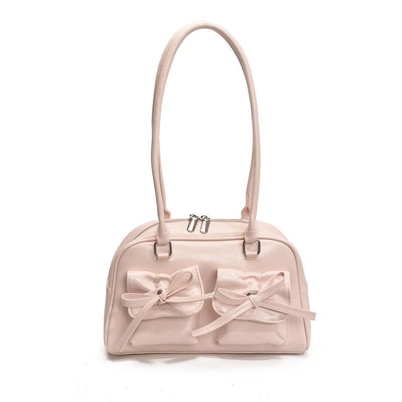 Large-capacity Women's Ballet-style Bow Underarm Bag Versatile Single-shoulder Bag