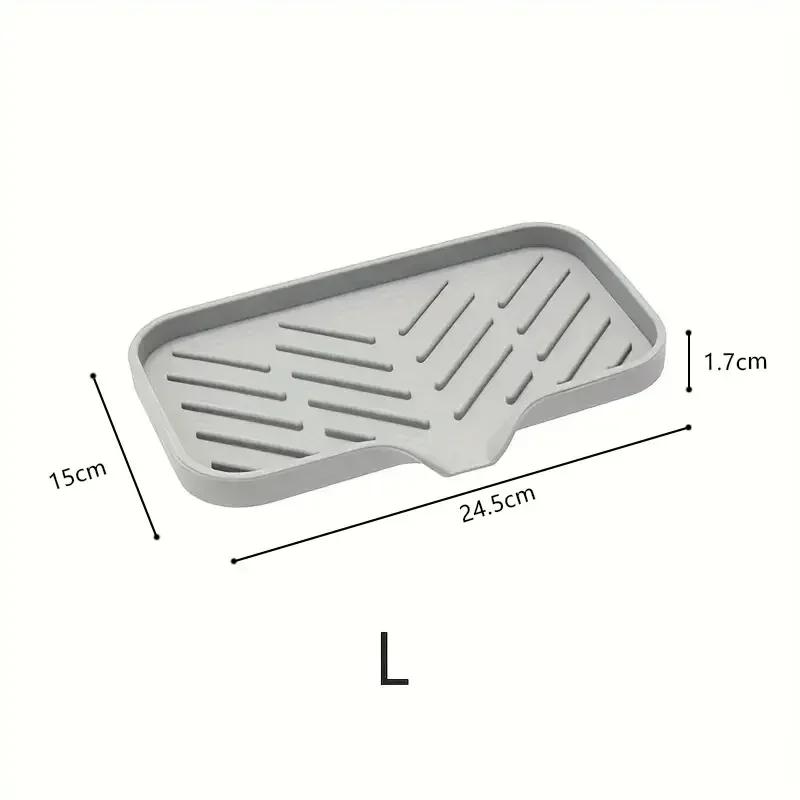 Silicone Soap Box Japanese Bath Bathroom Kitchen Draining Mat Storage Tray Creative Soap Box Kitchen Accessories