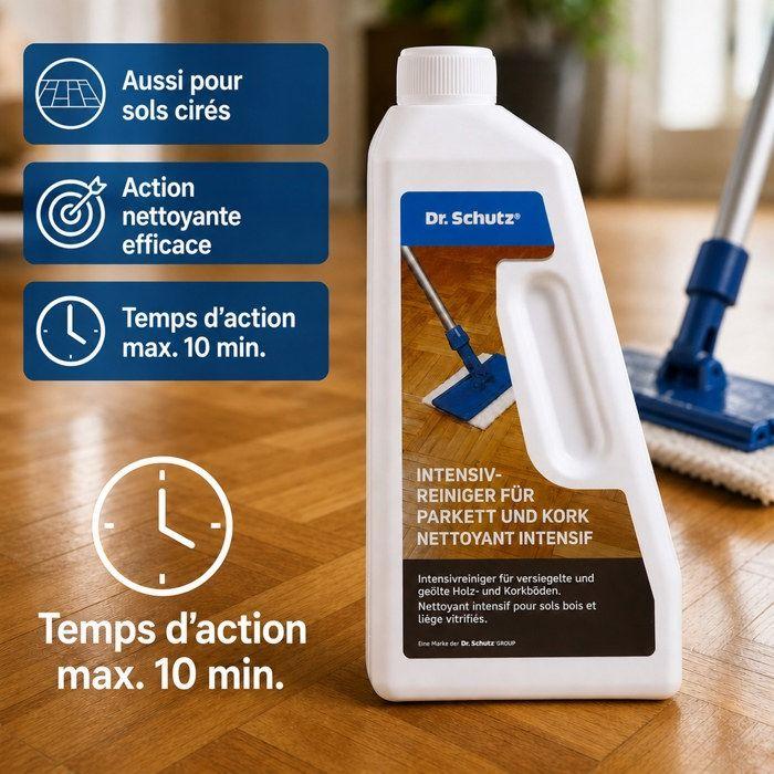 Nettoyant parquet, nettoyant liège, nettoyant parquet intensif, 750ml