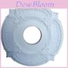Modern Minimalist Pu Round Ceiling Light Plate With Floral Pattern For Home Decor