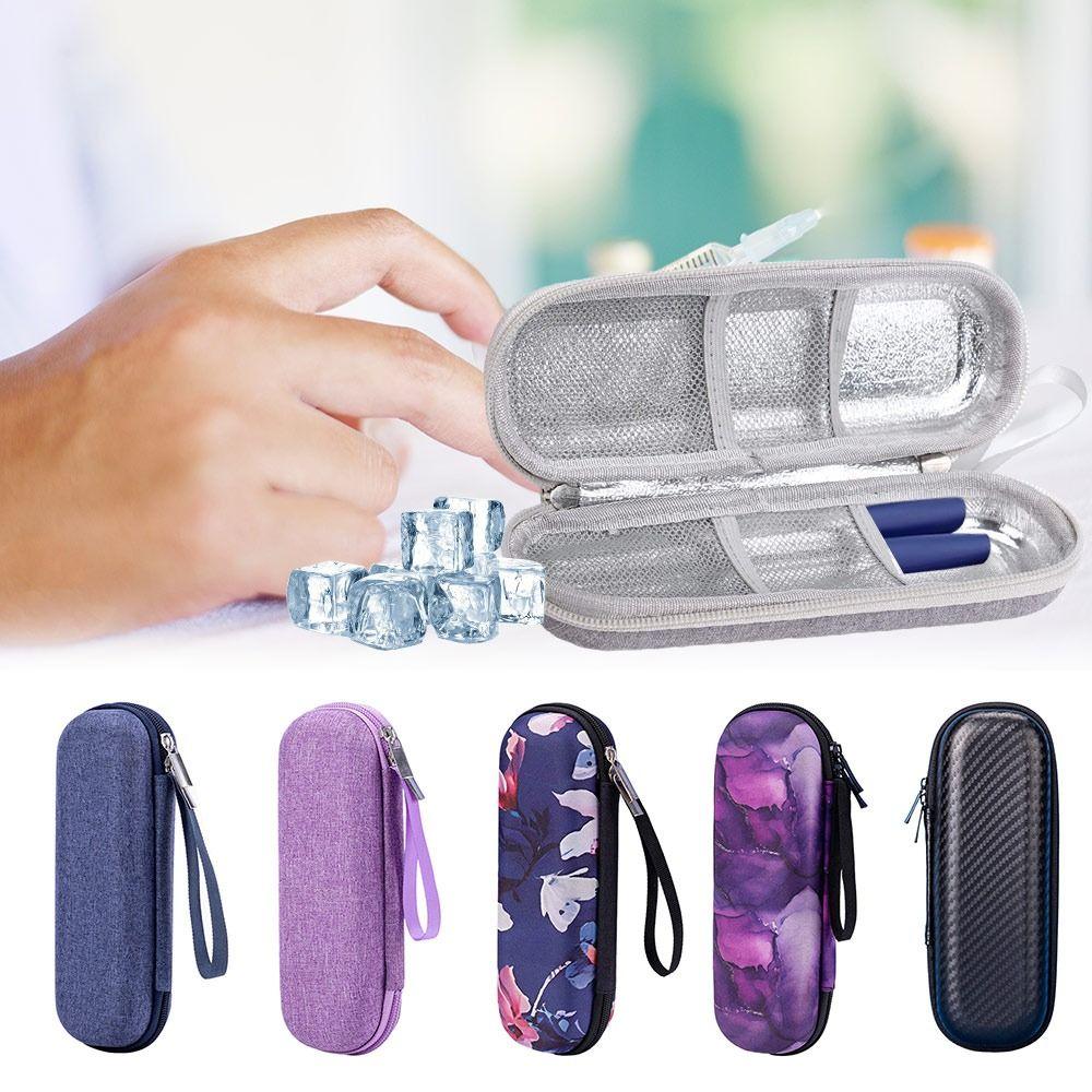 Portable EVA Insulin Cooling Bag Waterproof Thermal Insulated Pocket Pill Protector Pen Bag for Diabetics