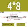 Stainless Steel Countersunk Flat Head Aluminum Open-End Pop Rivet for Decoration