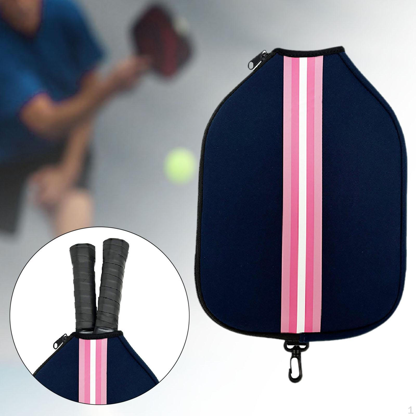 

Чехол для ракетки Pickleball Paddle, чехол для хранения, переноска для тренировочных видов спорта Blue Pink