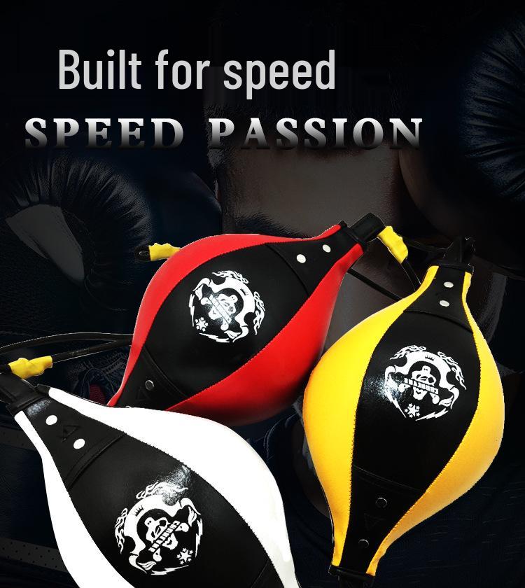 Elastic Diamond Pattern Boxing Speed Ball for Muay Thai & Reaction Training