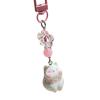 Keychain Pendant 3D Cat Beads Design Mini Size Keyring Keys Bags Phone Lanyard Versatile Hanging