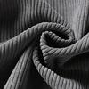Men Cargo Jacket Solid Color Plush Lining Coldproof Autumn Winter Turndown Collar