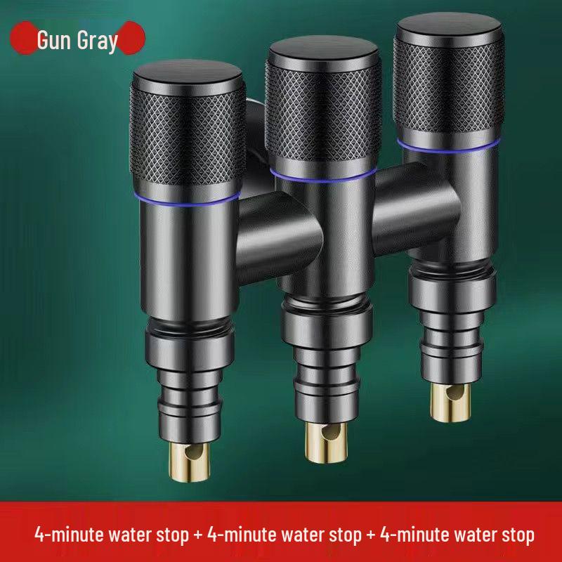 Multi-Port Angle Valve: Three-Way Faucet Diverter for Washing Machine
