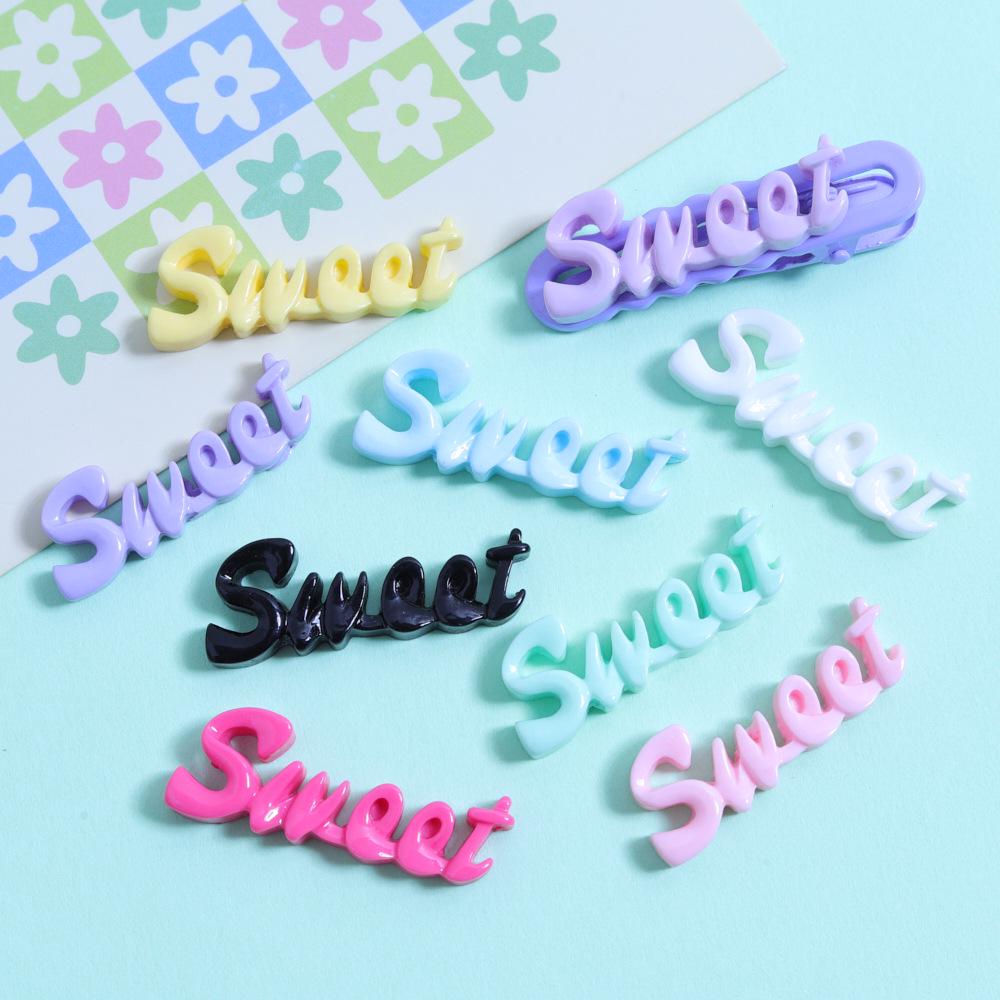 Sweet Word Handmade Glossy DIY Cream Glue Resin Accessories for Phone Cases and Hair Clips