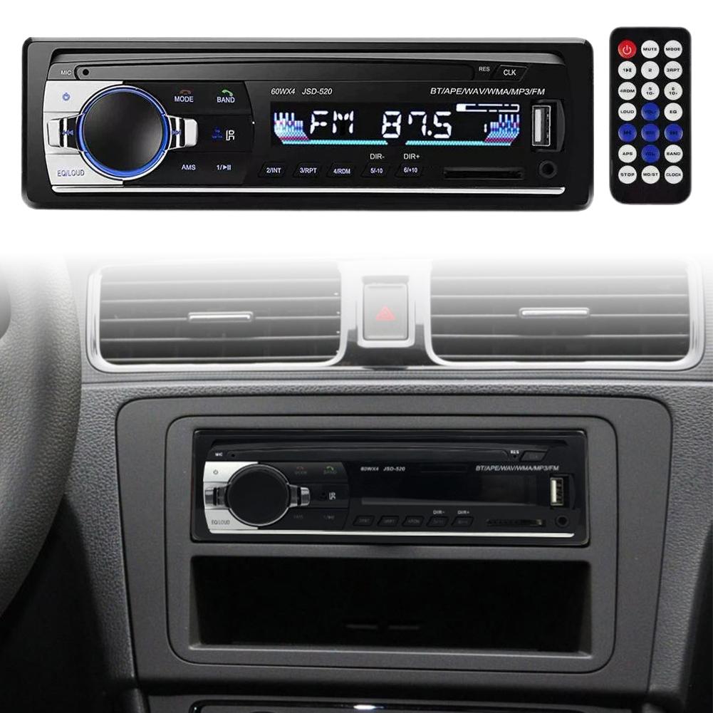 Reproductor MP3 para Coche De 12V, 45W X 4, Audio Tablero En Multimedia Raido Radio, Reproducto T7A4