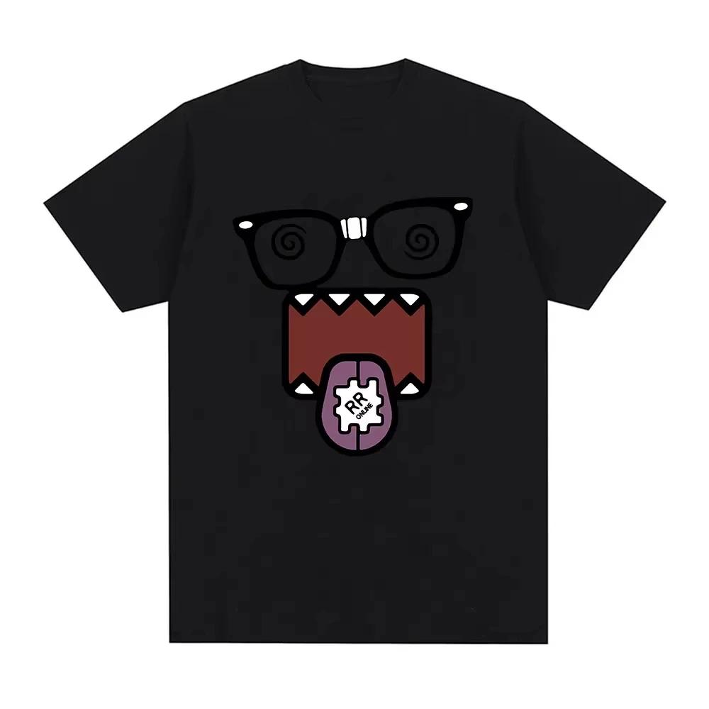 2025 HOTSALE Domo Kun Funny Meme Tshirt Womens casual Tshirt Retro short sleeved oversized Tshirt Top Street wear