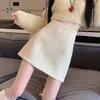 Petite High-Waist Pailletten-Wollrock in A-Linie für Damen - Herbst/Winter Kollektion