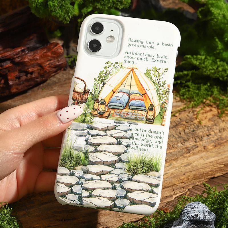 Beautiful Day Stone Path PET Tape: Landscaping Journal Sticker 