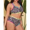 2025 Large Plus Size Bikinis High Waist Swimsuit Women Sexy Swimwear Female Bathers Bathing Swimming Swim Suit Summer Beachwear