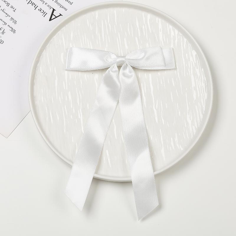 Baby Girls Bowknot Clip Headwear Hair Accessories Solid Color Elegance Headwear Hairpins Advanced Princess duckbill clip Hair clip