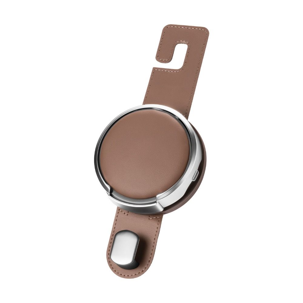 Metal Hook Car-mounted Water Cup Holder PU Leather Headrest Phone Hanger Vehicle Storage