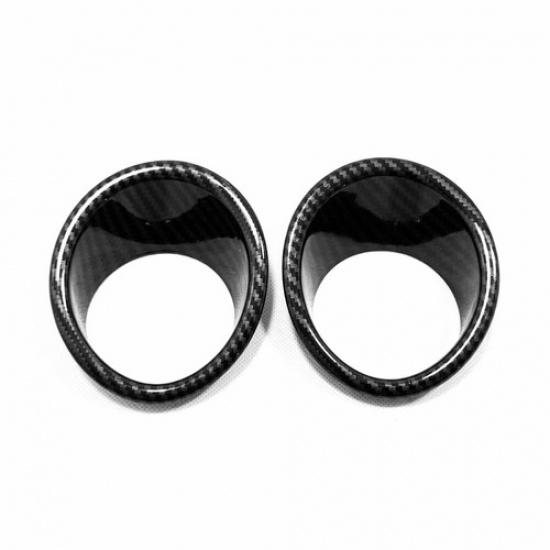 For Toyota Rav4 Rav 4 2019-2025 Carbon Fiber Foglight Front Light Lamp Cover