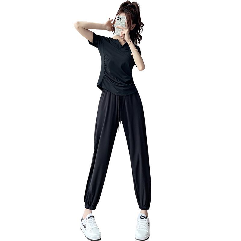 2025 Damen Schnelltrocknendes Sportbekleidungsset: Sommer Wander- & Fitness-Outfit