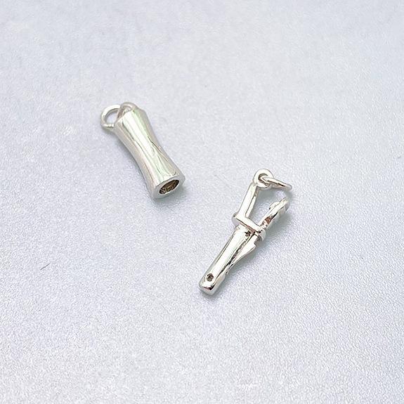 S925 Sterling Silver Handmade DIY Pearl Magnetic Snap Buckle Jewelry Accessory.