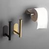 Stainless Steel Toilet Paper Holder No Drill Bathroom Tissue Holder Hanger Paper Towel Holders for Kitchen Bathroom Accessories