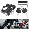 Anti Theft Helmet Lock Aluminum Alloy Universal Dual Hook Motorcycle ATV Scooter