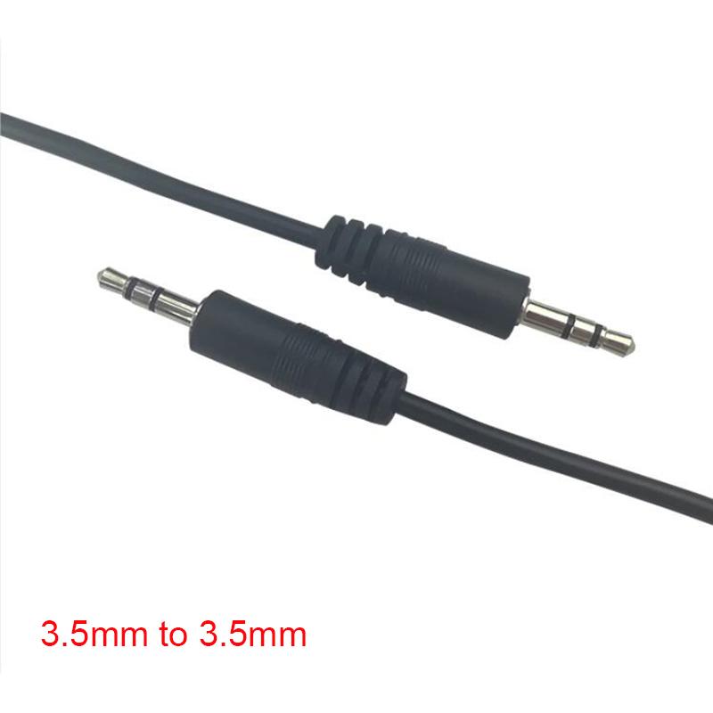 0.5m/1m 3.5mm to 3.5mm Aux Jack Male Extension Cord AUX Audio Cable Connectors Earphone Music Player Headphones