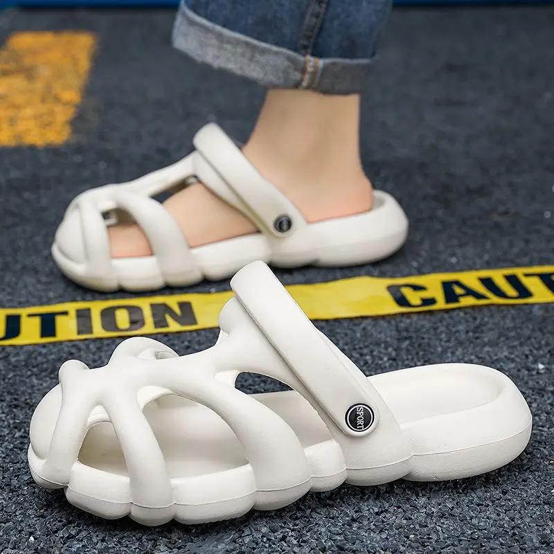 Fashion Men's Shoe Slides Platform Eva Beach Male Slipper High Quality Fashion Casual Elegant Mascullino Designer Luxury Low Price Adult