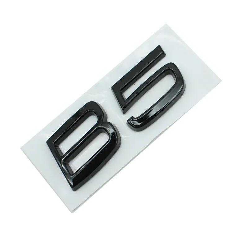 1 Stück 3D ABS Silber Schwarz Auto Heckklappe Buchstaben Logo Emblem Abzeichen Aufkleber Für Volvo B3 B4 B5 B6 Auto Styling Zubehör