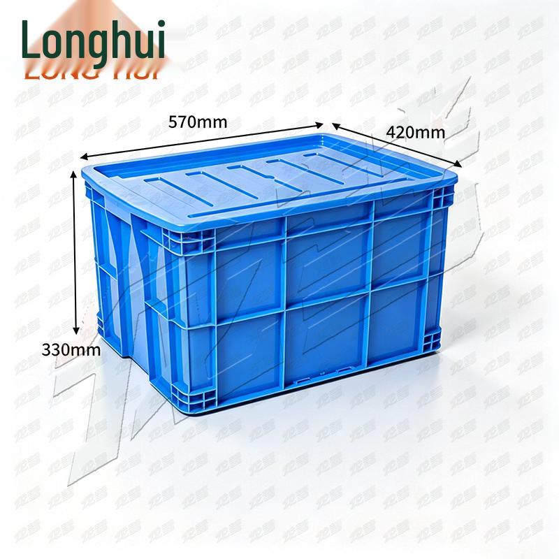 Longhui Plastic Storage Crate with Lid