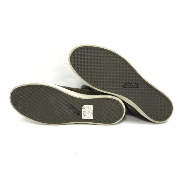 Clarks Harris Tweed short boots 8.5G 27 brown(USED)