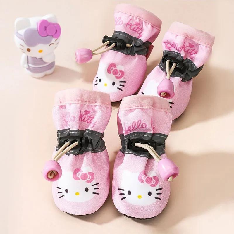 

Dog Shoes Autumn Teddy Small Dog Pet Foot Sets Autumn and Winter Plush Indoor All Season Soft Sole Cat Shoes XXL