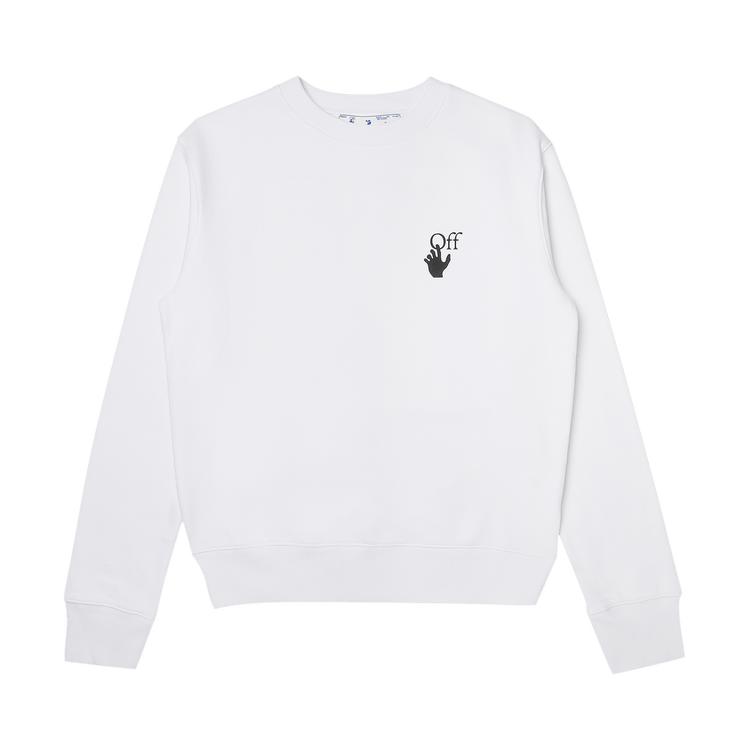 

Off-White Caravaggio Lute Slim Crewneck White Men Tops OMBA025F21FLE0080184